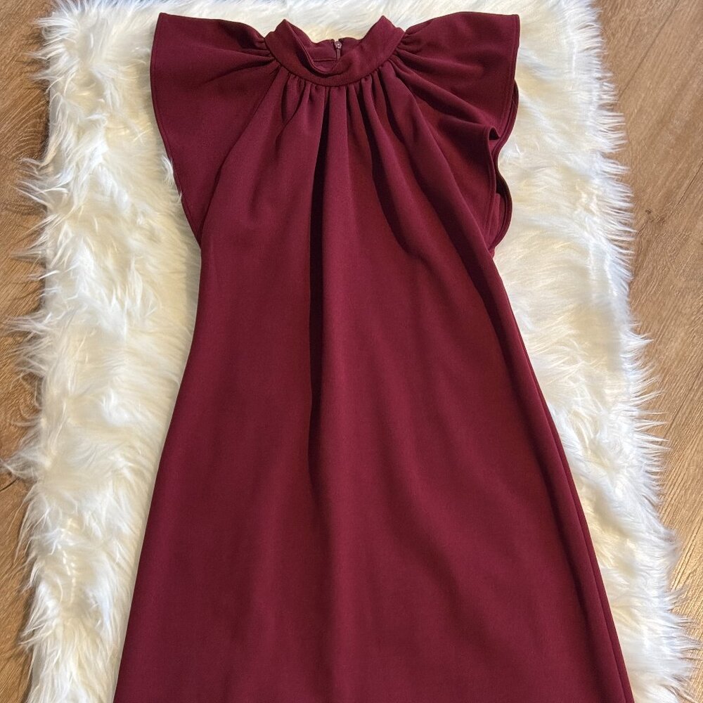 Burgundy Calvin Klein dress